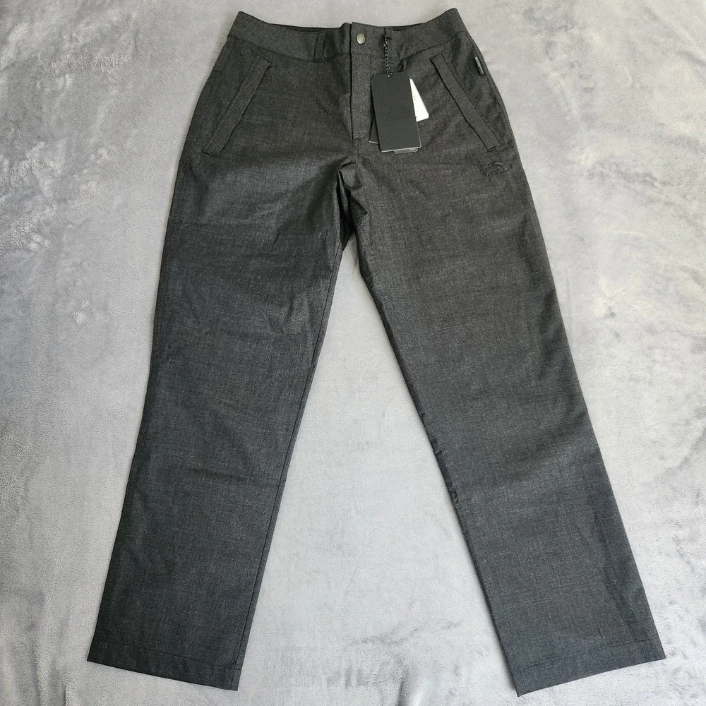 The North Face Men's Pertex Unlimited WindWall Wool Blend Pants Black Heather 30
